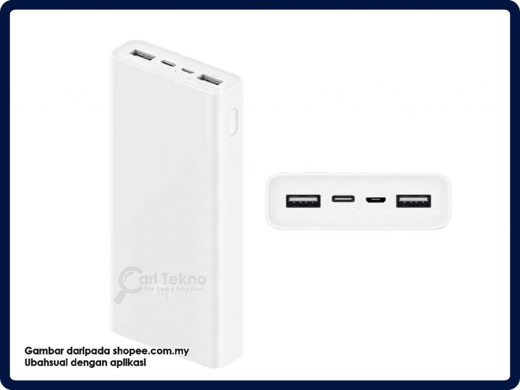 xiaomi powerbank 3 plm18zm 20000mah