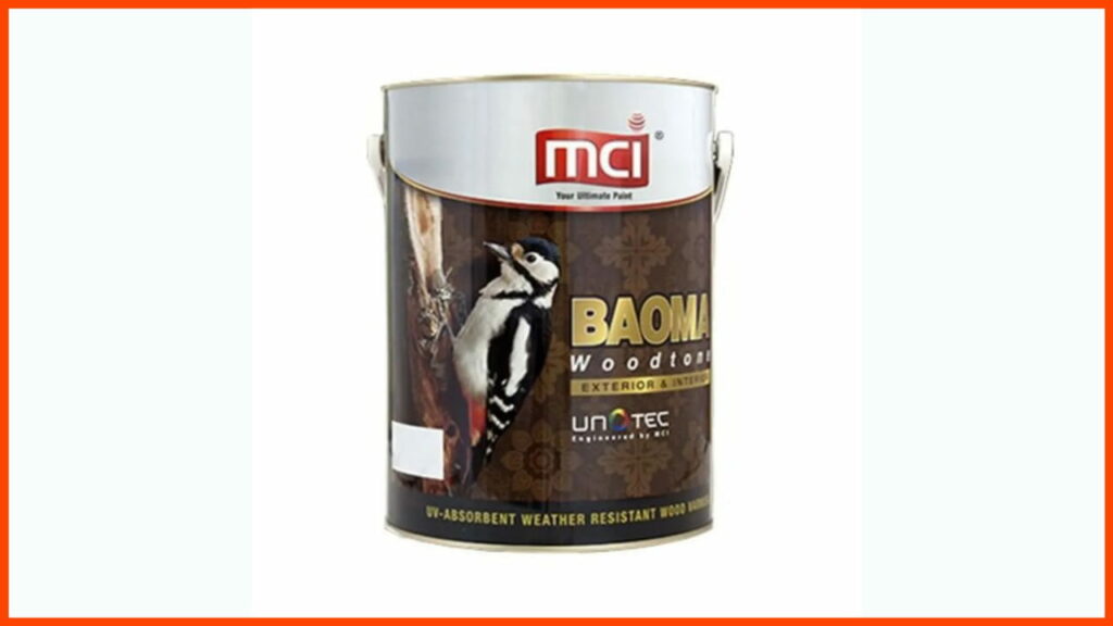 mci baoma woodtone exterior and interior wood varnish 1 liter