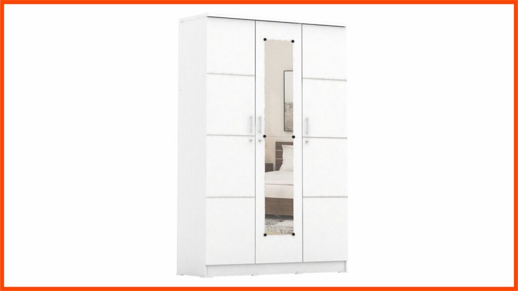 harga almari pakaian bercermin