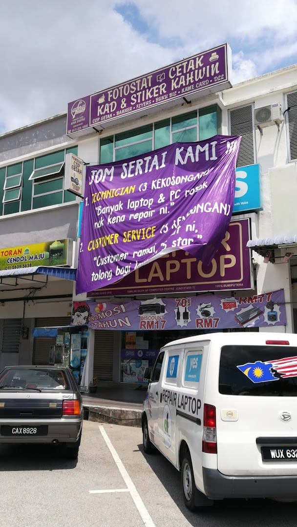 AF COMPUTER CENTRE ( REPAIR LAPTOP BY AF ) Kedai Komputer Pahang