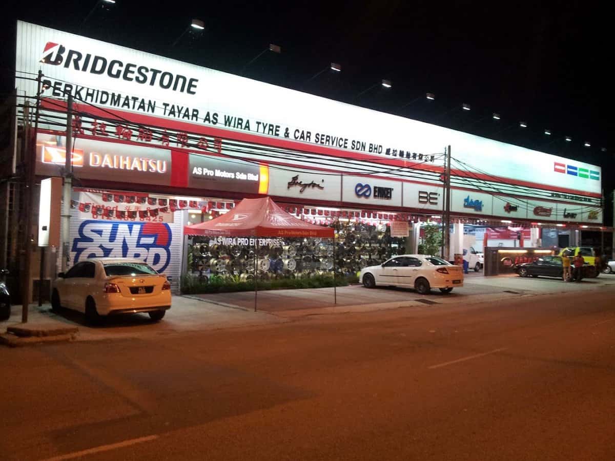 AS Wira Tyre & Car Service sdn. bhd (Kedai tayar Bridgestone, sport rim kereta, servis kereta dan aksesori Kereta) Kedai Tayar Kedah