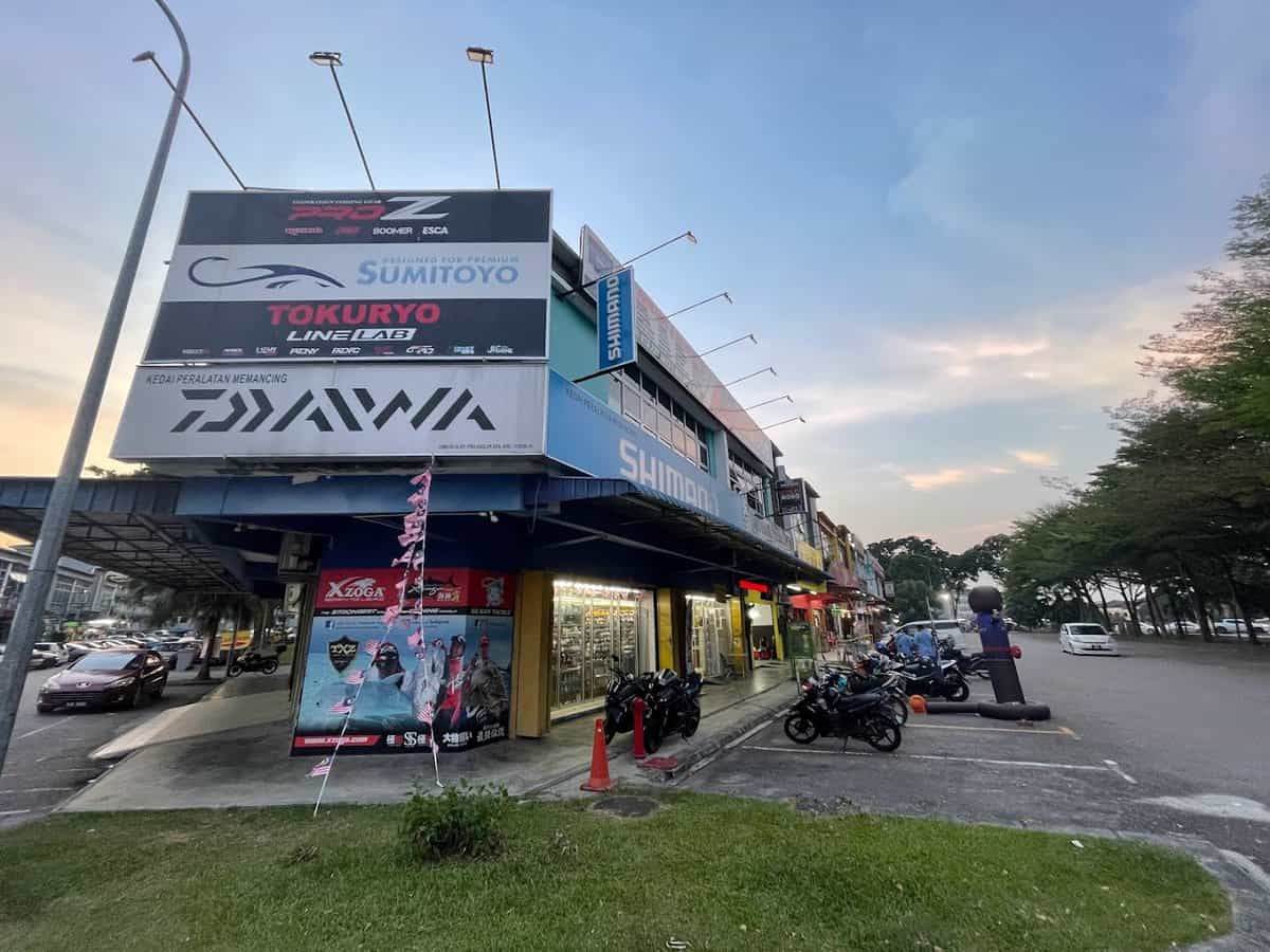 Ah Kaw Tackle Taman Cendana Shimano Daiwa Abu Garcia Xzoga Daiichi Gtech Hasamu Fixory dealer Kedai Pancing Johor