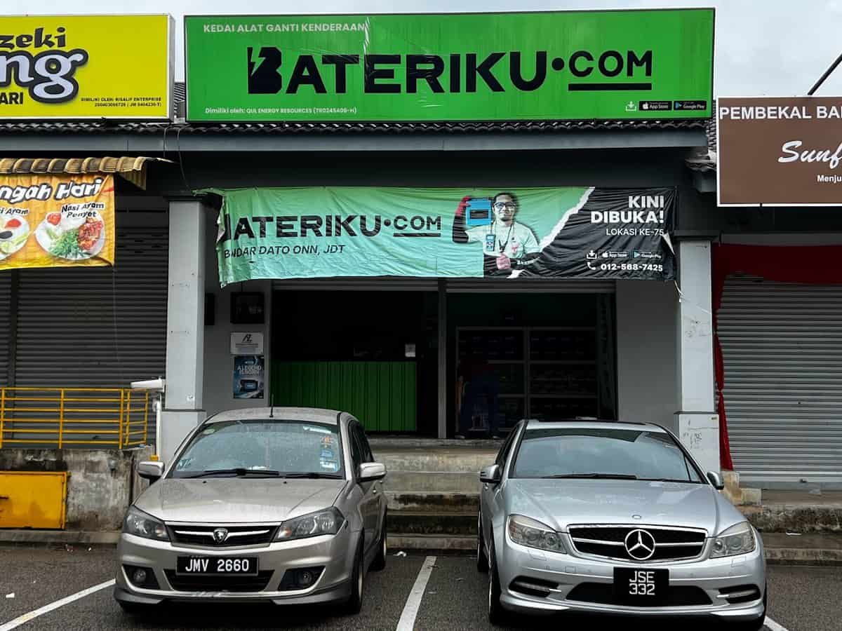 Bateriku Pitstop Bandar Dato Onn JB Kedai Bateri Johor