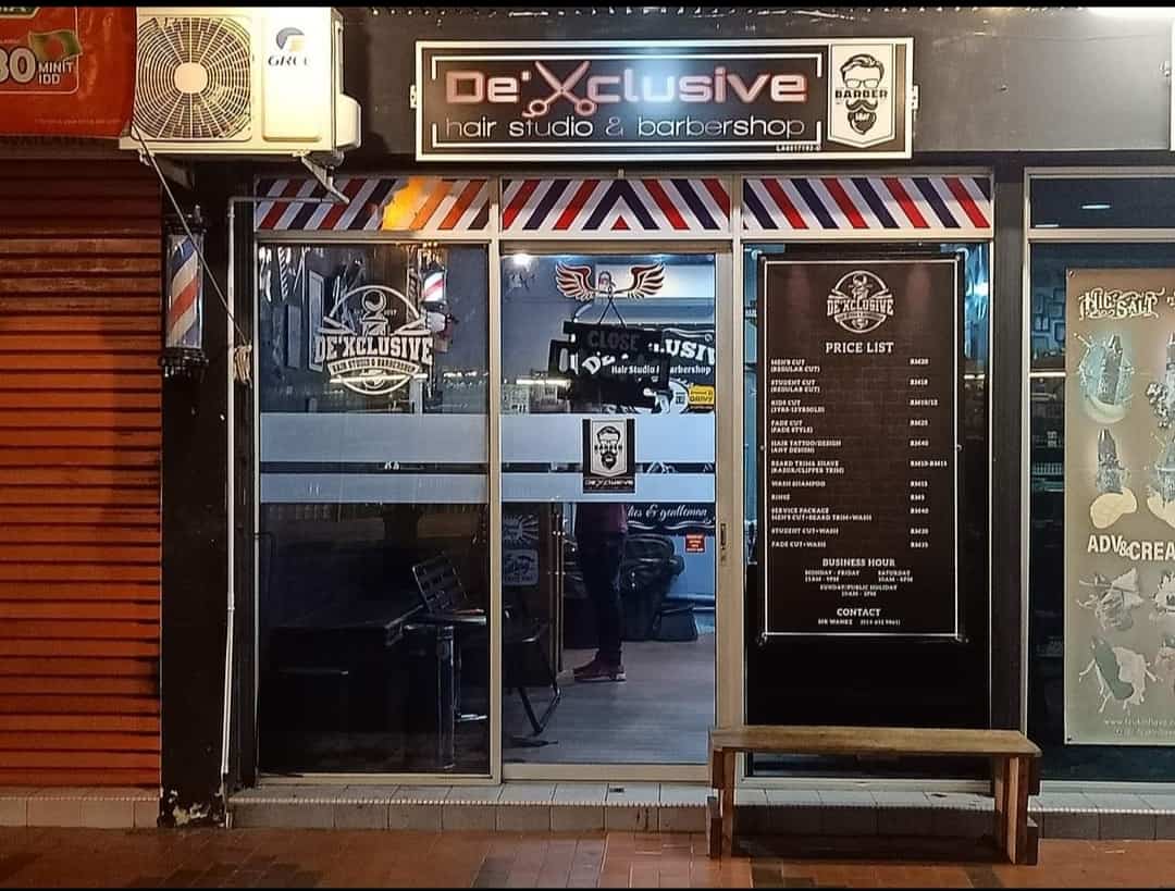 Dexclusive hair studio & Barbershop Kedai Gunting Rambut Labuan
