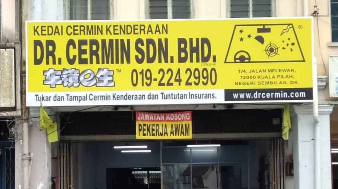 Dr cermin Kuala Pilah, N. Sembilan - 车镜e生 Windscreen Replacement | Windscreen Repair Kedai Cermin Kereta Negeri Sembilan