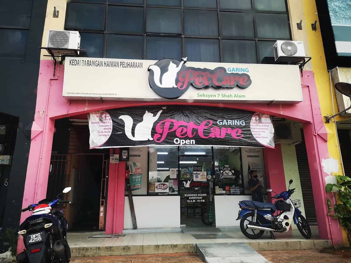 Garing PetCare Seksyen 7 Shah Alam Kedai Haiwan Shah Alam