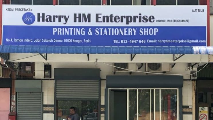 Harry HM Printing & Stationery Shop Kedai Fotostat Perlis