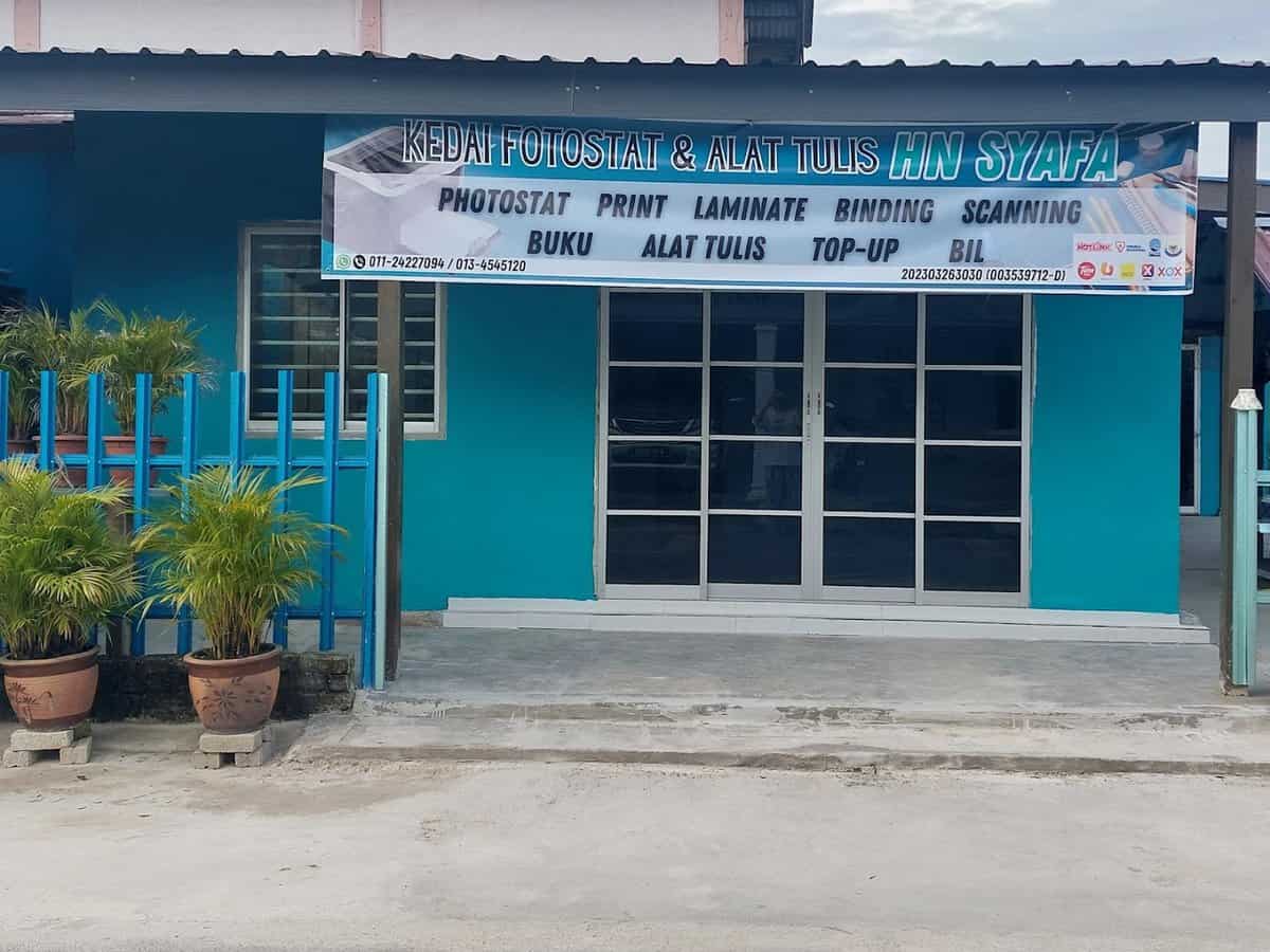 KEDAI FOTOSTAT & ALAT TULIS HN SYAFA Kedai Fotostat Kedah