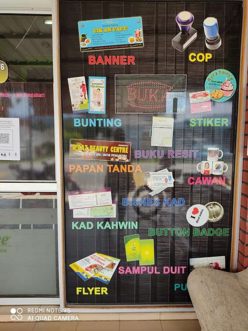 Kedai Iklan / printing (Jujucantek Enterprise) Kedai Printing Pulau Pinang