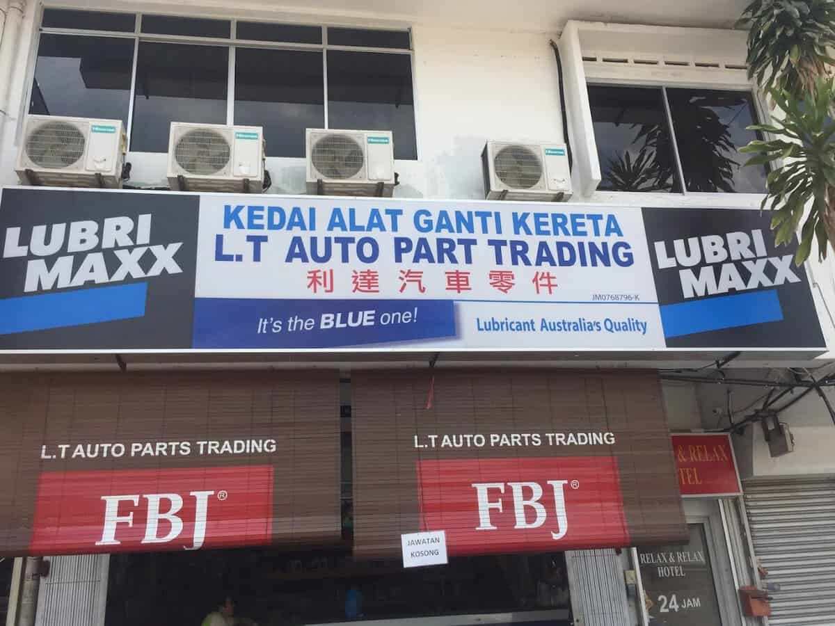 L.T AUTO PARTS TRADING 利达汽车零件 Kedai Spare Part Kereta Johor