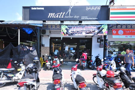 Matt Barber Shop Tebauk Kedai Gunting Rambut Terengganu