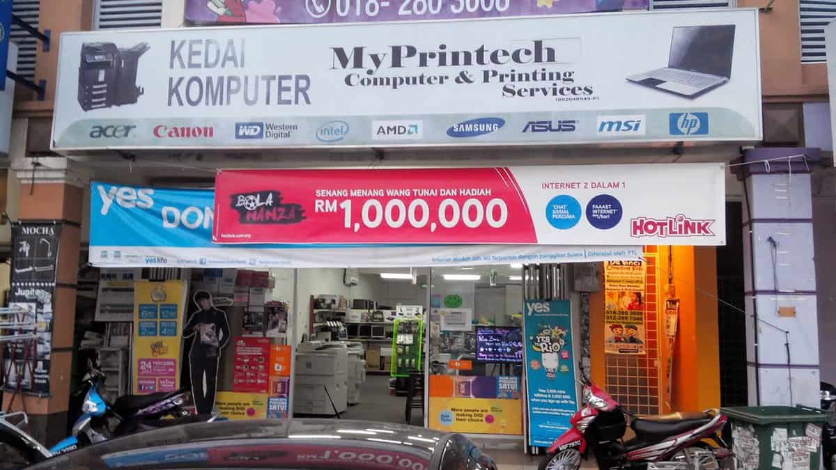 Myprintech Computer And Printing Services Kedai Komputer Bangi