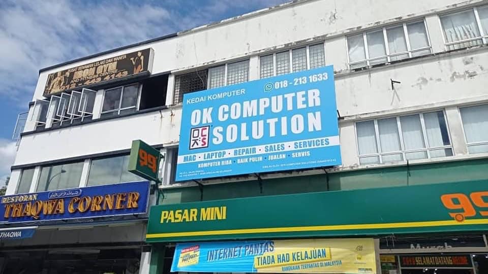 OK Computer Solution Shah Alam - (Repair Macbook, Imac & Laptop) Kedai Komputer Shah Alam