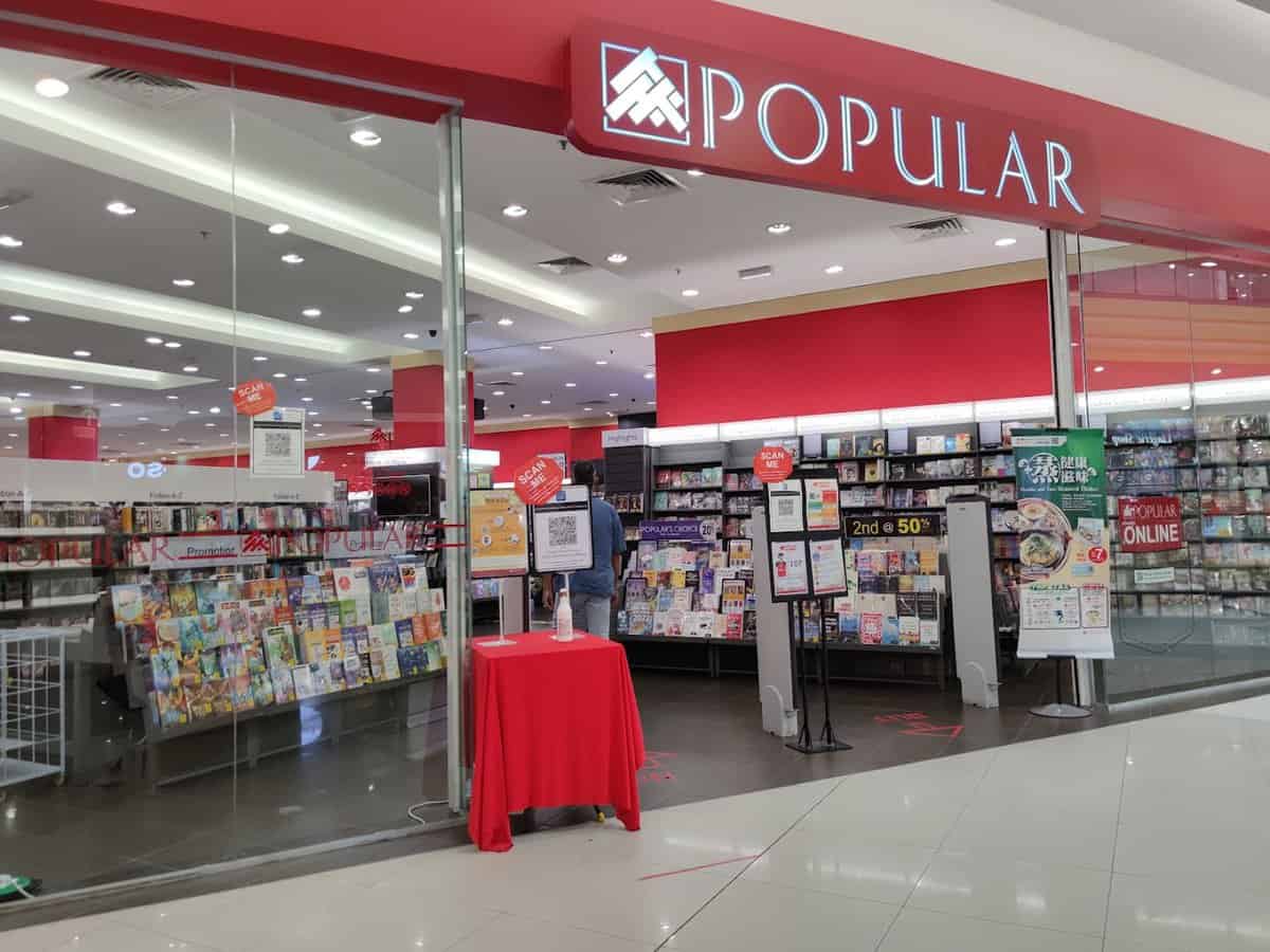 POPULAR bookstore @ AEON MALL Bandaraya Melaka Kedai Buku Melaka