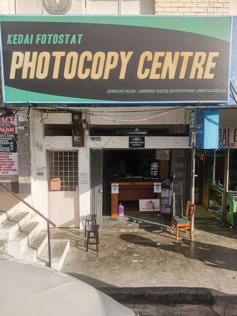 Photocopy Centre Ammar Haziq Ent. Kedai Fotostat Di Johor