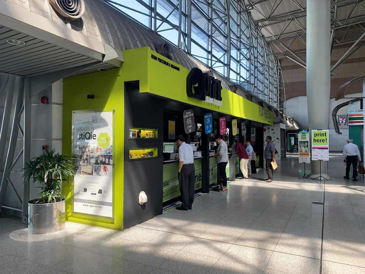 Q Print Station @ KL Sentral Station Kedai Printing Kuala Lumpur