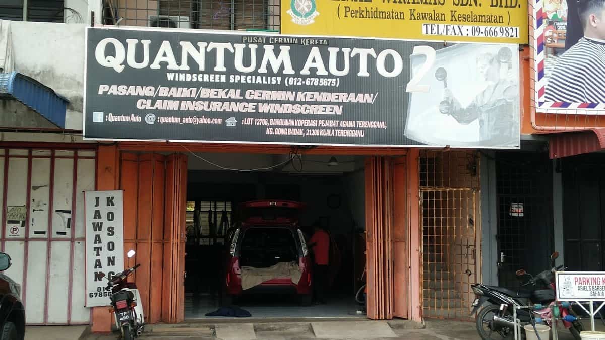 Quantum Auto 2 Gong Badak Pakar Cermin Kereta Kedai Cermin Kereta Terengganu