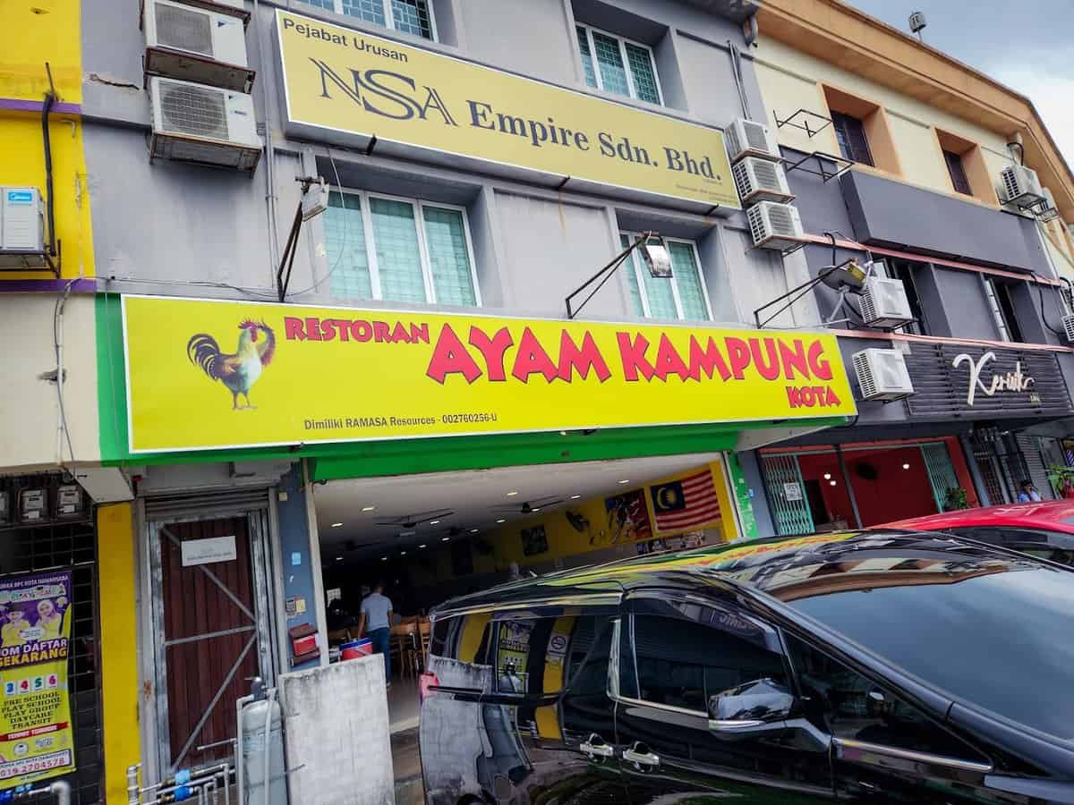 Restoran Ayam Kampung Kota Damansara Kedai Makan Kota Damansara