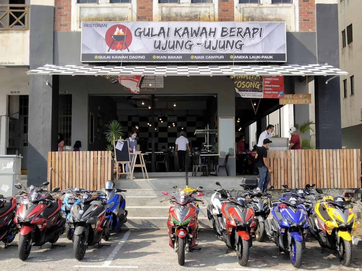 Restoran Gulai Kawah Berapi Ujung Ujung Kedai Makan Kulai