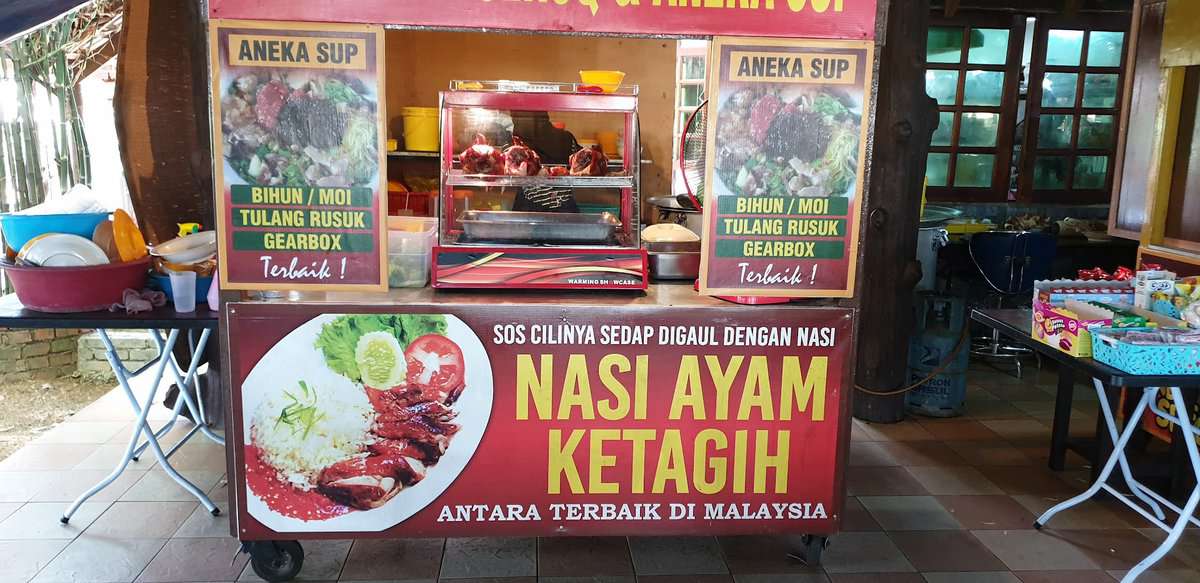 Restoran Rimbun Ikan Bakar & Daging Salai Mat Top Kedai Makan Sungai Petani