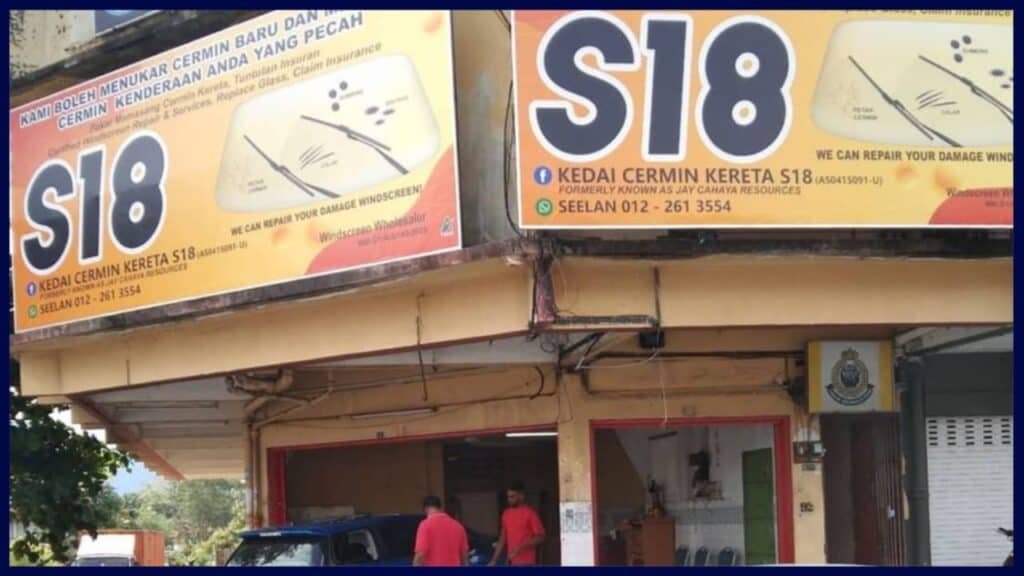 S18 Kedai Cermin Kereta-DR Cermin Kedai Cermin Kereta Perak