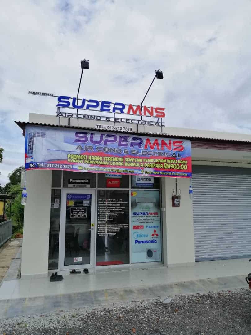 SUPER MNS AIRCOND & ELECTRICAL MELAKA Kedai Aircond Melaka