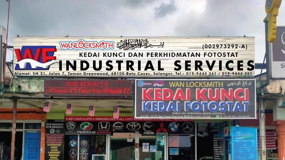 Wan locksmith Tukang Kunci KL Selangor Kedai Kunci Kuala Lumpur