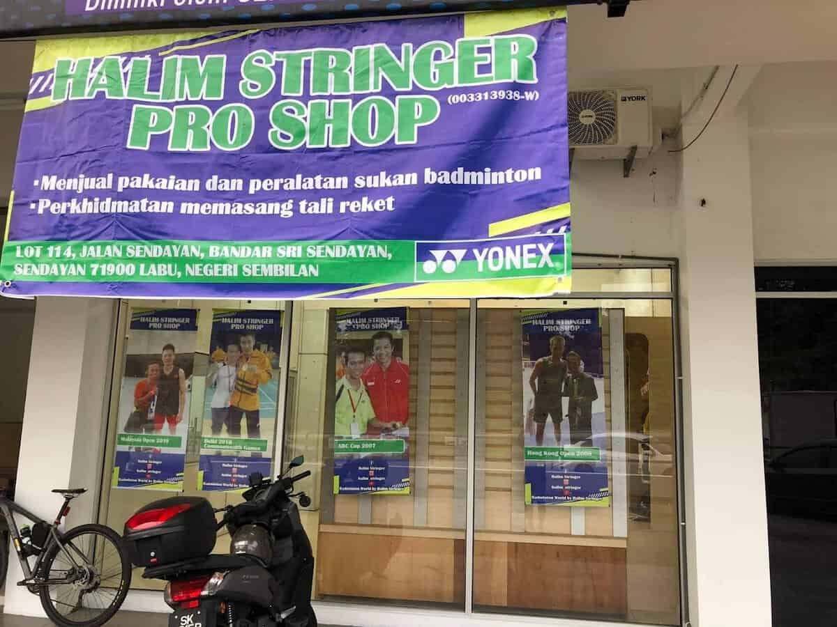 halim stringer pro shop Kedai Badminton Negeri Sembilan
