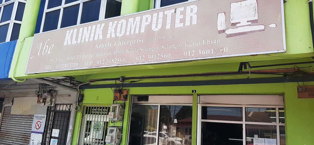 Abe Klinik Komputer Kedai Komputer Kuala Selangor