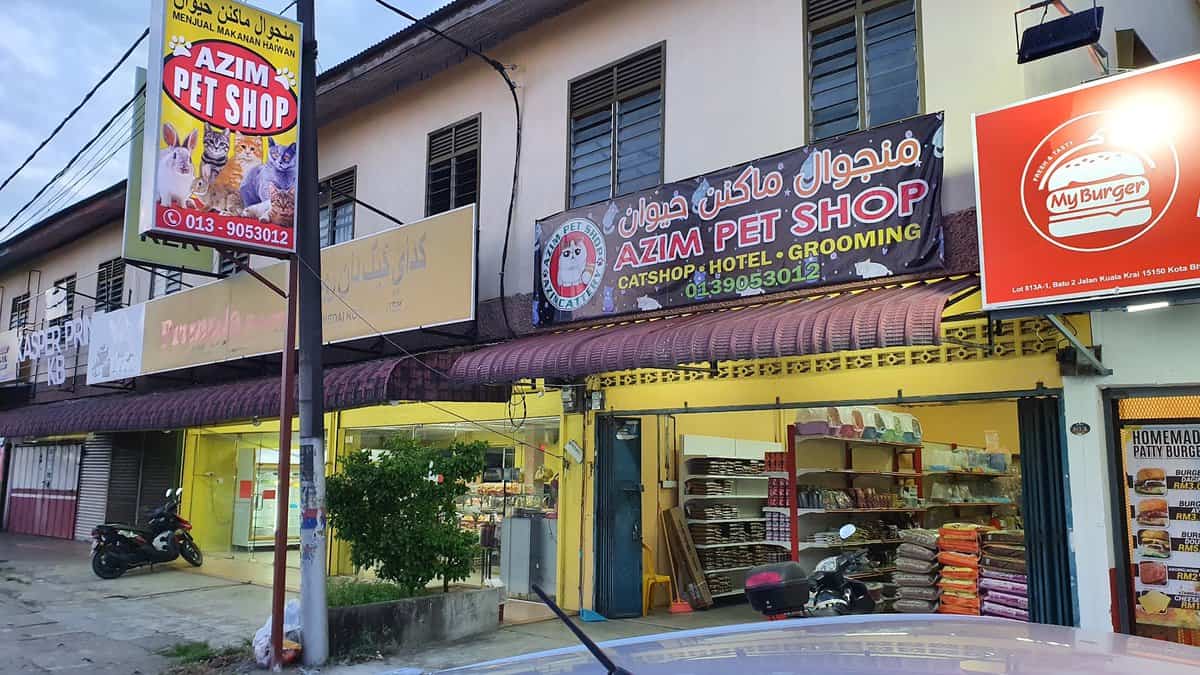 Azim Pet Shop & Cattery Kedai Haiwan Kelantan