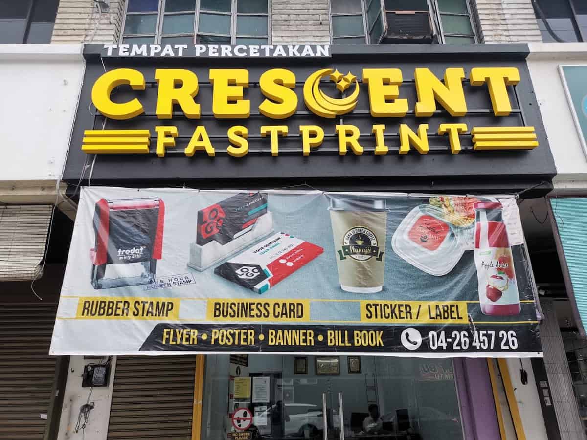 CRESCENT FASTPRINT Kedai Printing Pulau Pinang