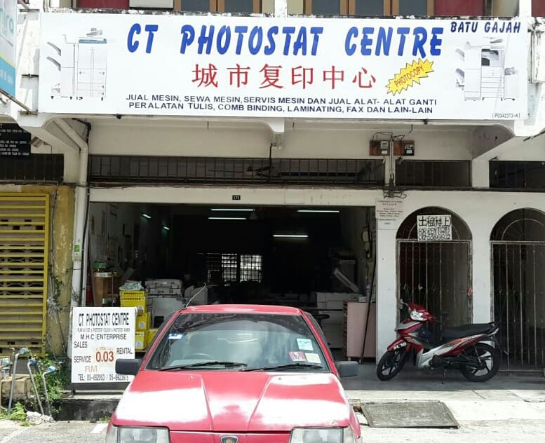 CT PHOTOSTAT CENTRE BATU GAJAH Kedai Fotostat Perak