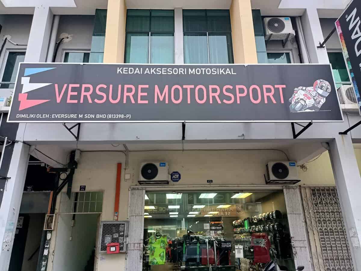 Eversure motorsport Kedai Helmet Selangor