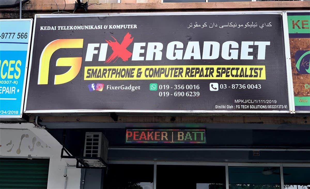 Fixer Gadget Kedai Iphone Kajang