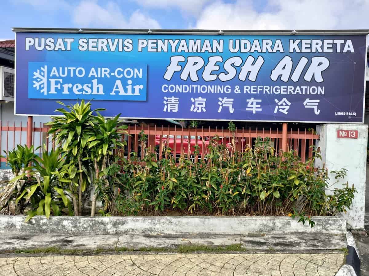 Fresh Air Auto Aircond & Service Kedai Aircond Johor