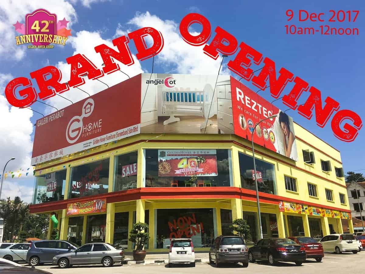 GHome Furniture Mall - Negeri Sembilan's Largest Furniture Mall Kedai Perabot yang Terbesar di N9 Kedai Perabot Seremban