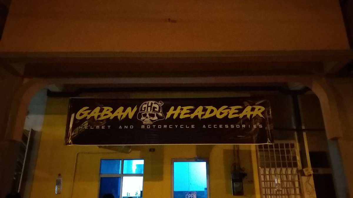 Gaban Head Gear Kedai Helmet Perak