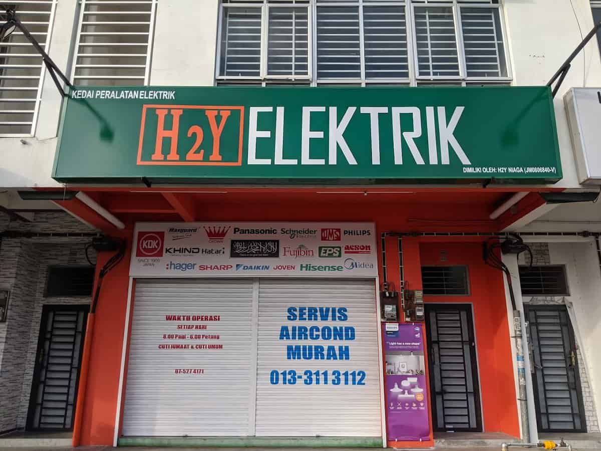 H2Y ELEKTRIK Kedai Elektrik Johor