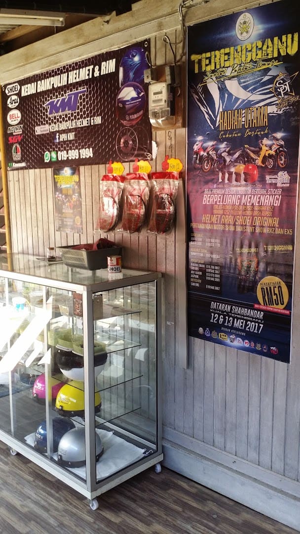 Kedai Baikpulih Helmet & Rim Kedai Helmet Terengganu