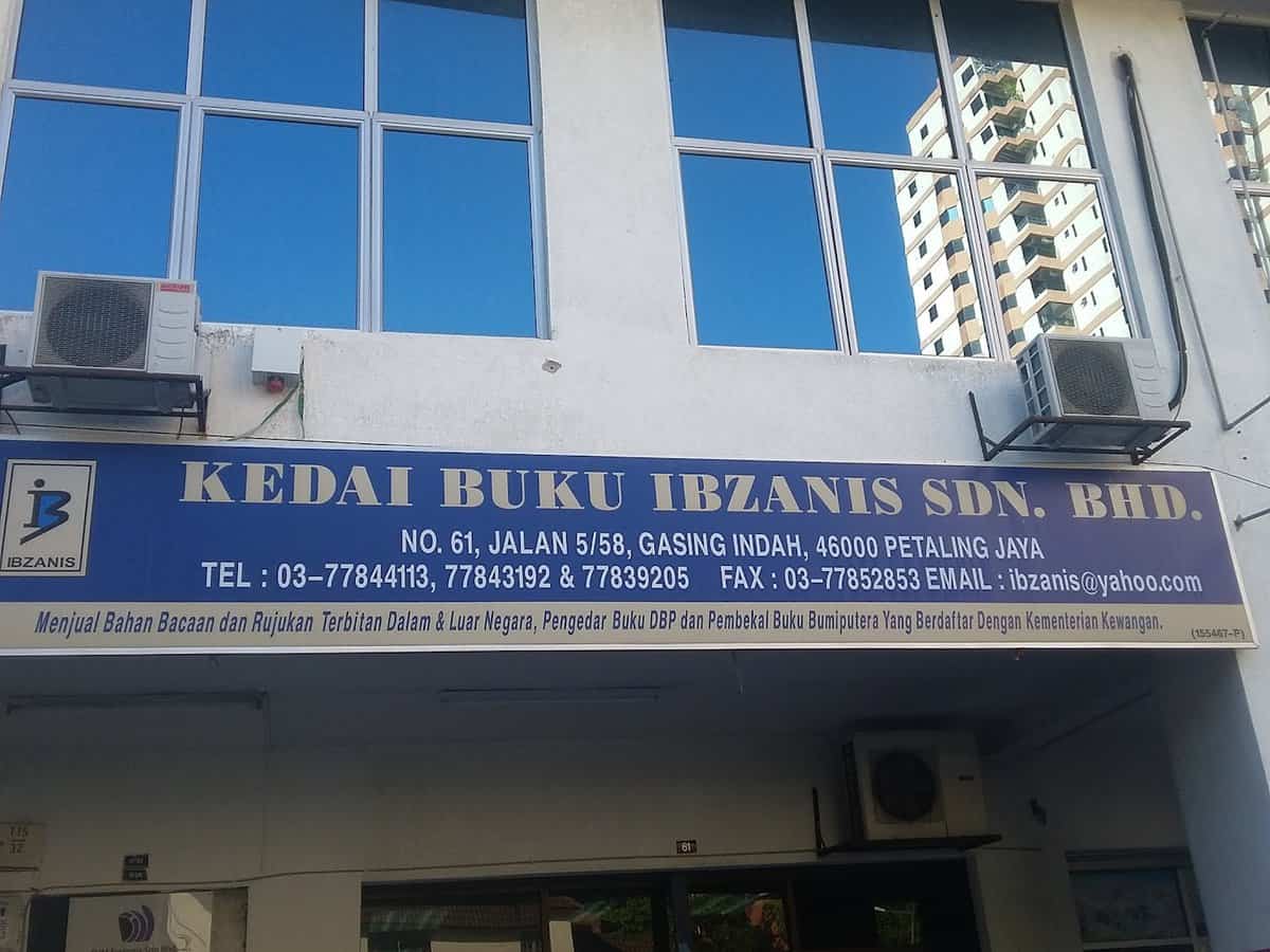 Kedai Buku Ibzanis Sdn Bhd Kedai Buku Selangor