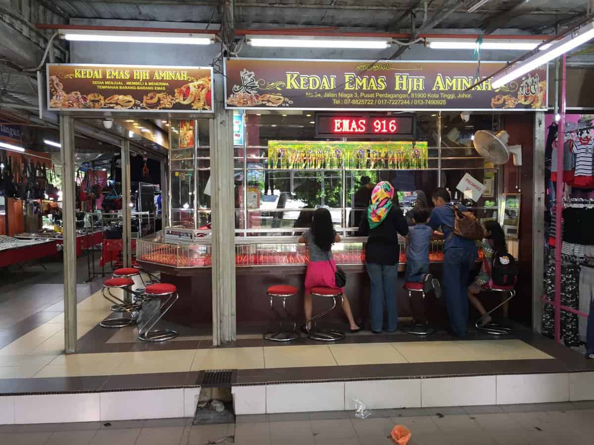 Kedai Emas Hjh. Aminah Kedai Emas Kota Tinggi