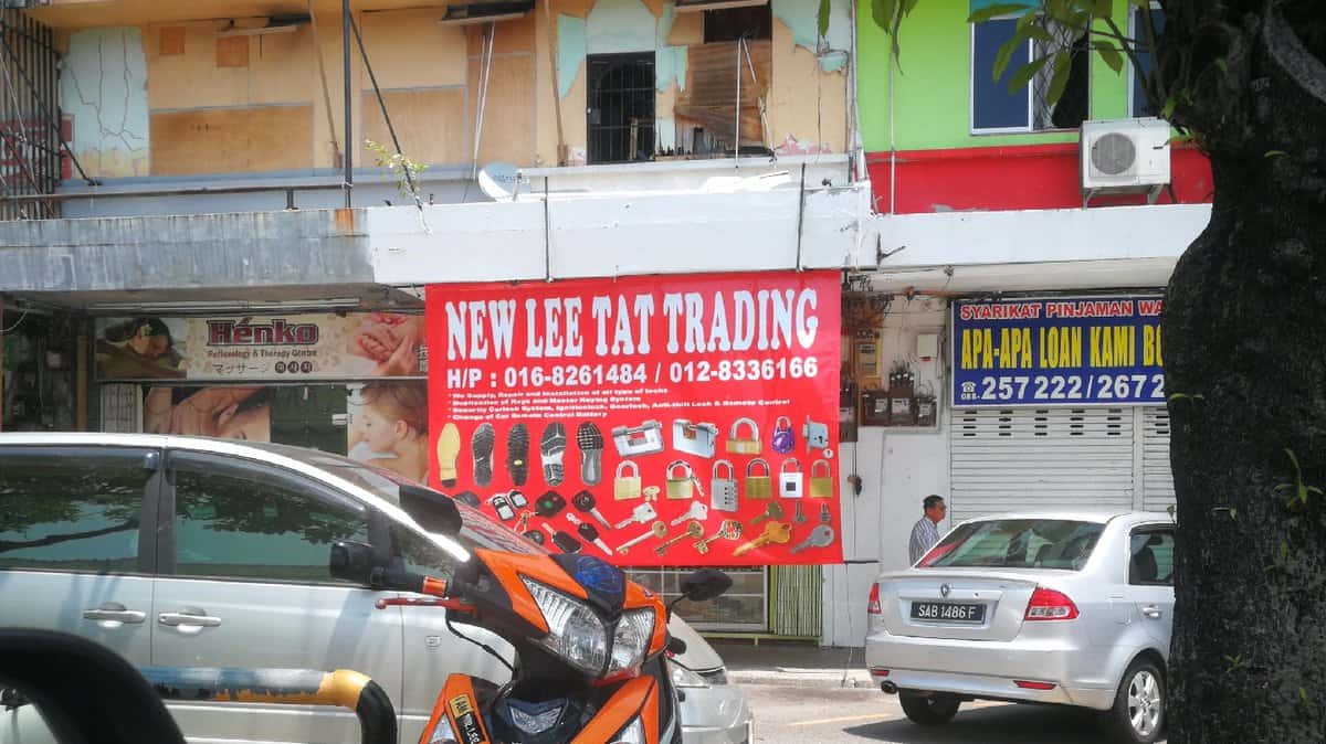 Lee Tat Trading Kedai Kunci Sabah