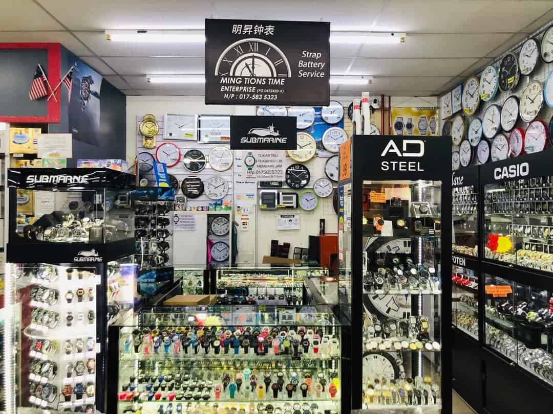 MING TIONS TIME ENTERPRISE Kedai Jam Kepala Batas