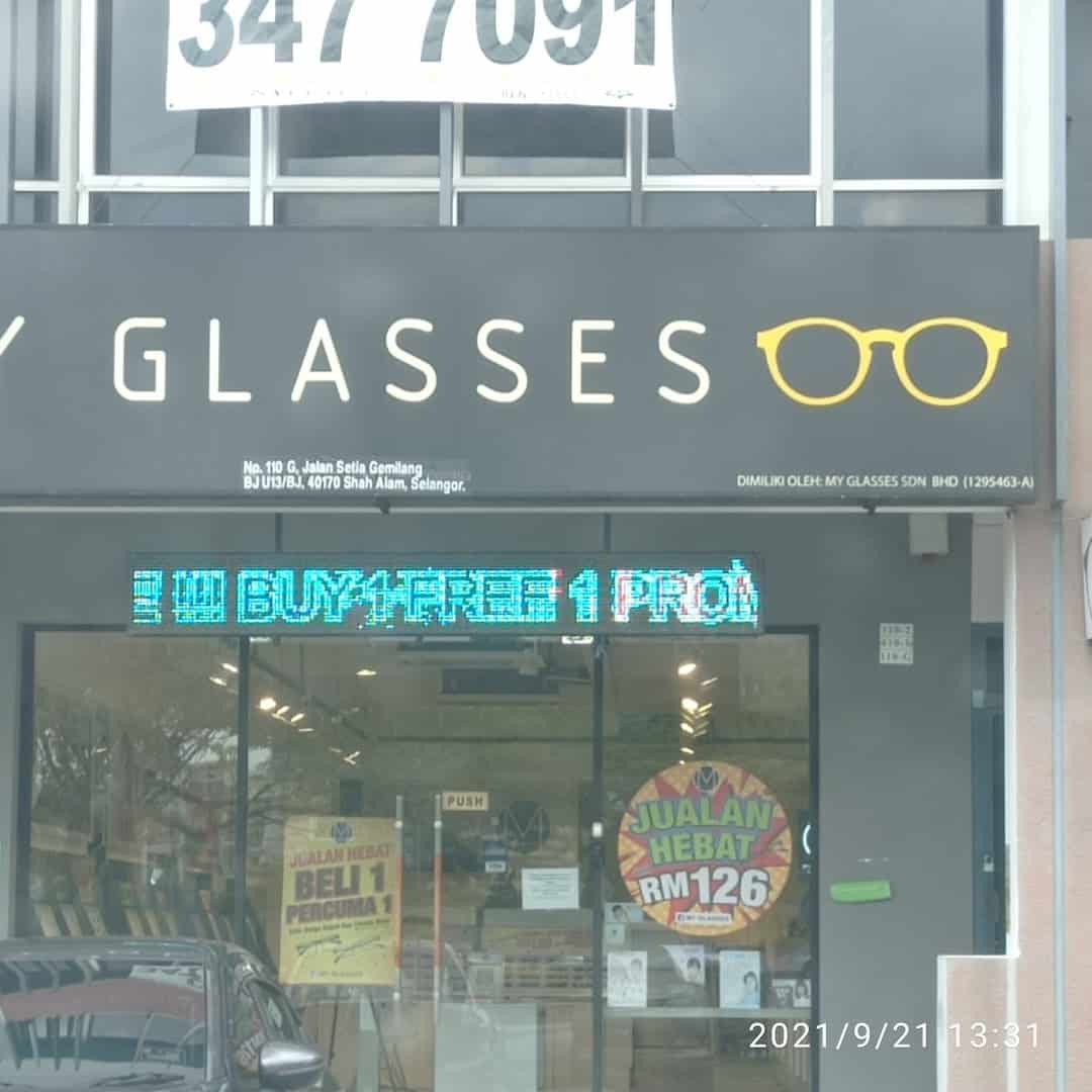 My Glasses Sdn Bhd Kedai Cermin Mata Shah Alam