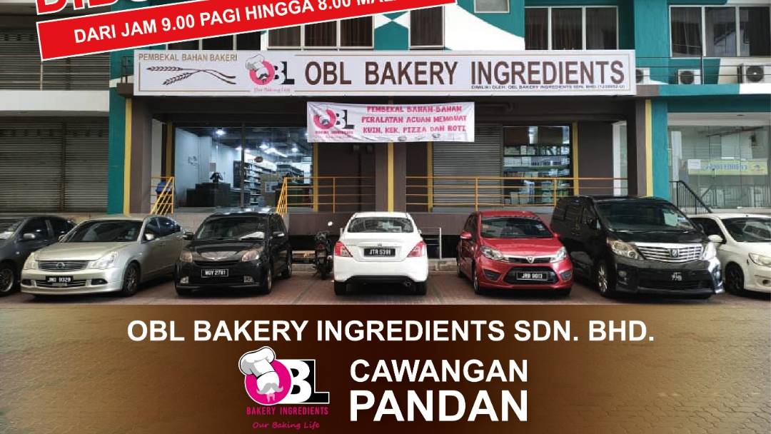 OBL Bakery Ingredients Pandan Kedai Bahan Kek Johor