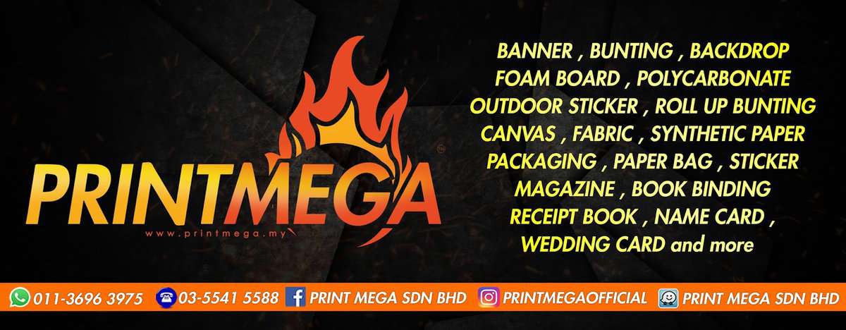 PRINT MEGA Kedai Printing Shah Alam