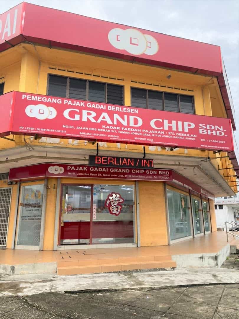Pajak Gadai Grand Chip Sdn Bhd Kedai Pajak Johor