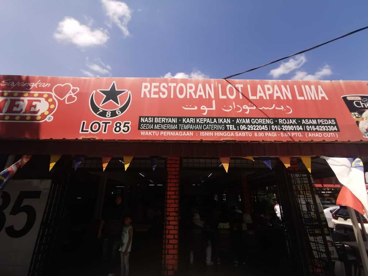 Restoran Lot 85 Kedai Makan Di Melaka