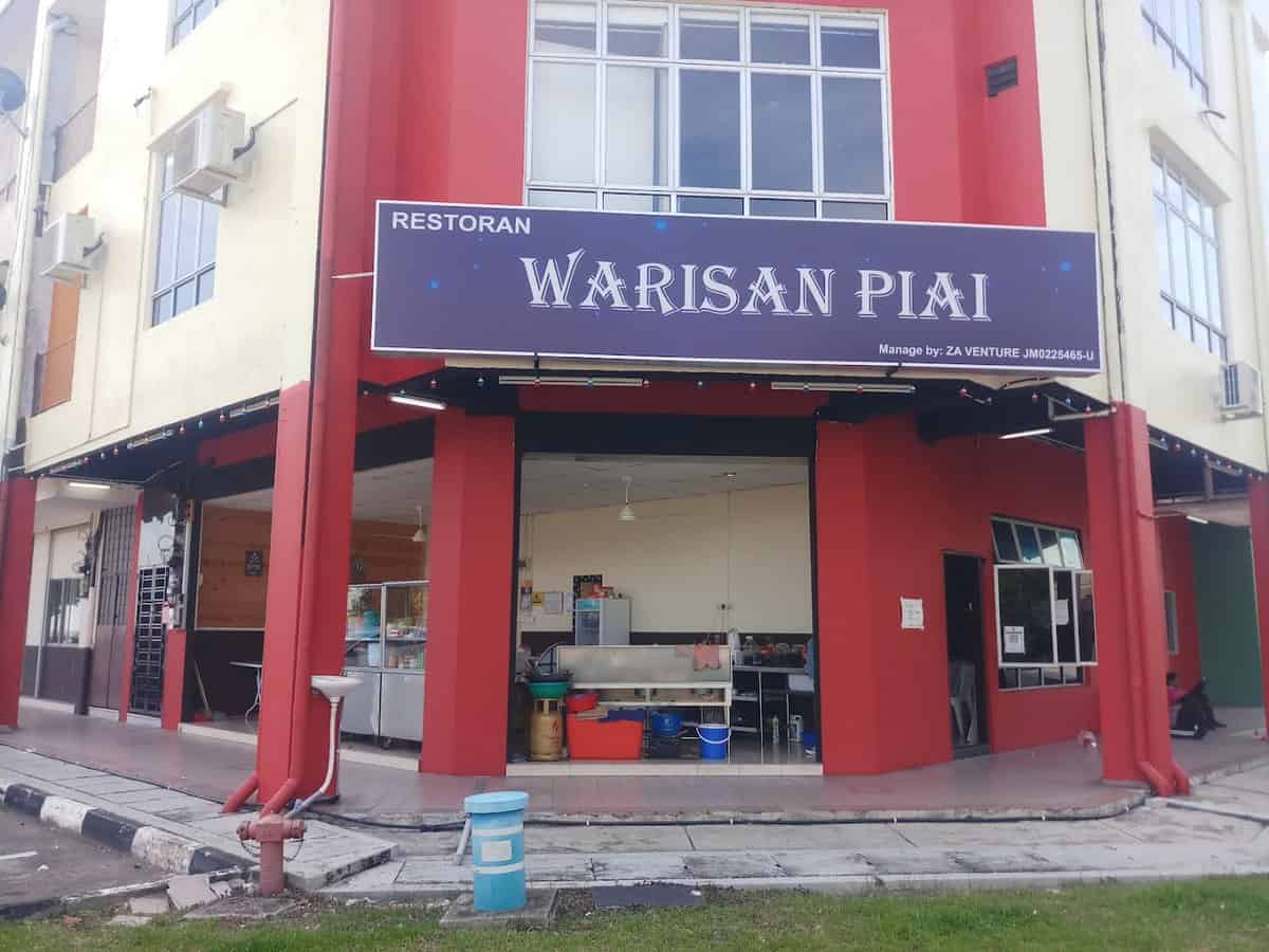 Restoran Warisan Piai Pontian Kedai Makan Pontian