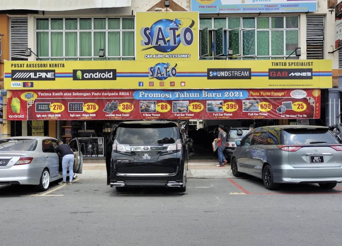 SATO Bangi 7 Kedai Aksesori Kereta Bangi